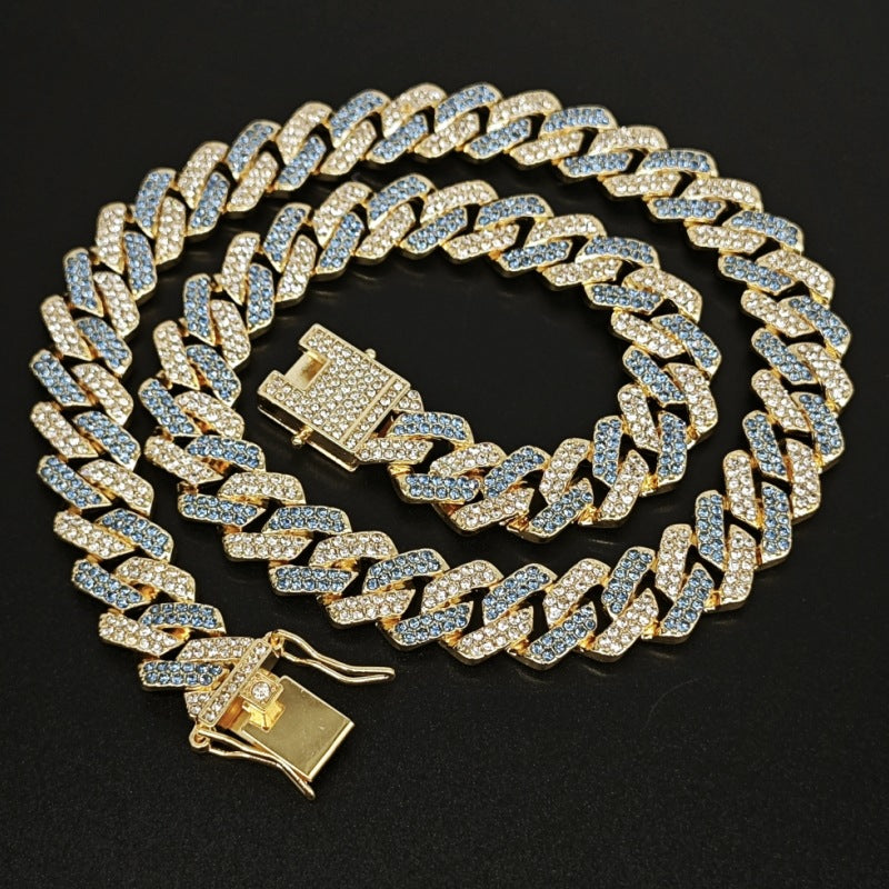 Hip Hop Cuban Chain Necklace Alloy