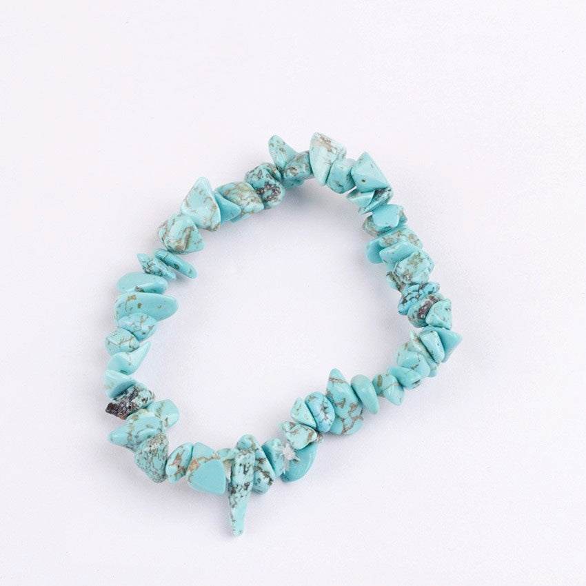 Natural Stone Chip Bracelet Irregular