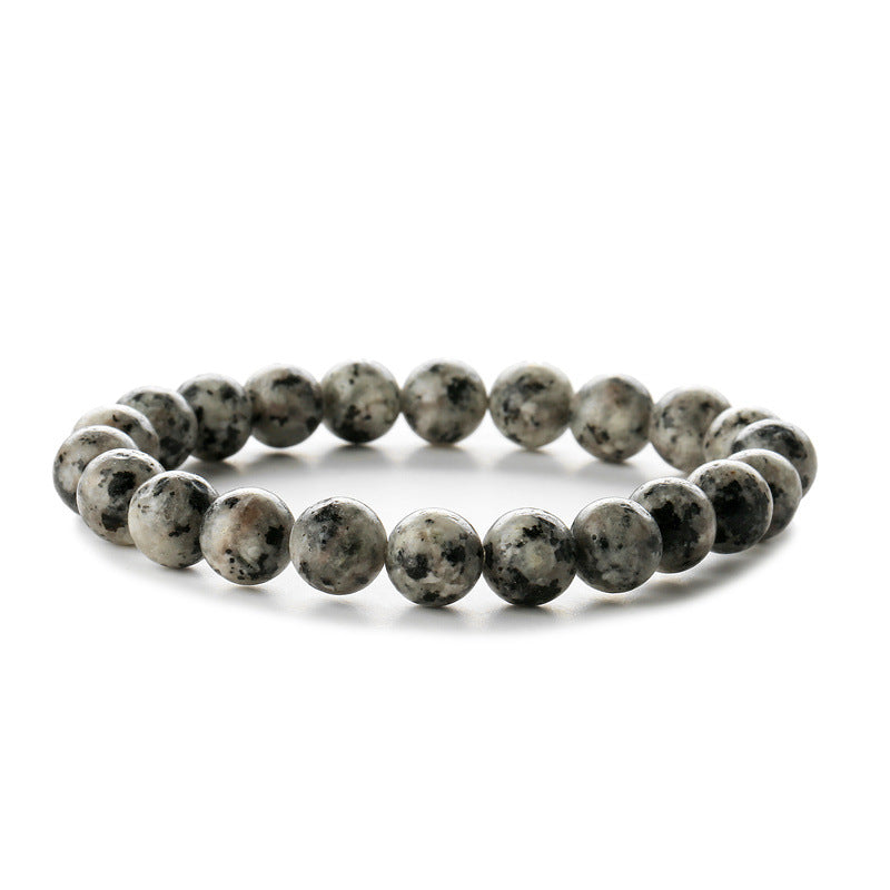 Natural Stone Beaded Bracelet Tiger Eye Lava