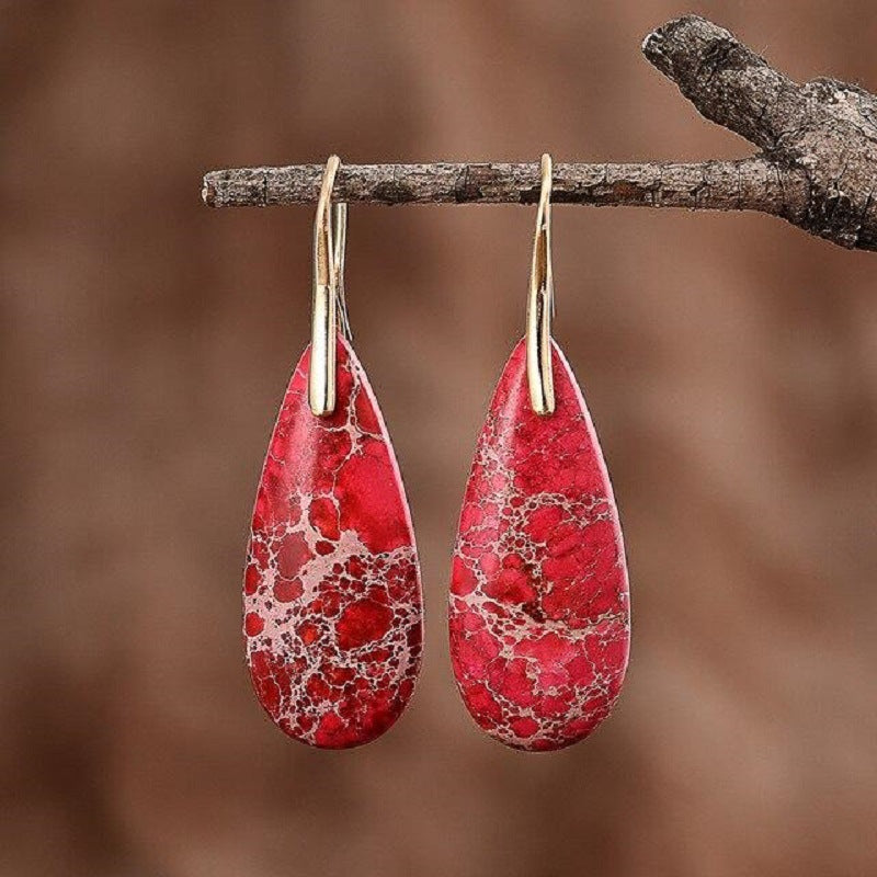 Classic Style Water Droplets Patchwork Agate