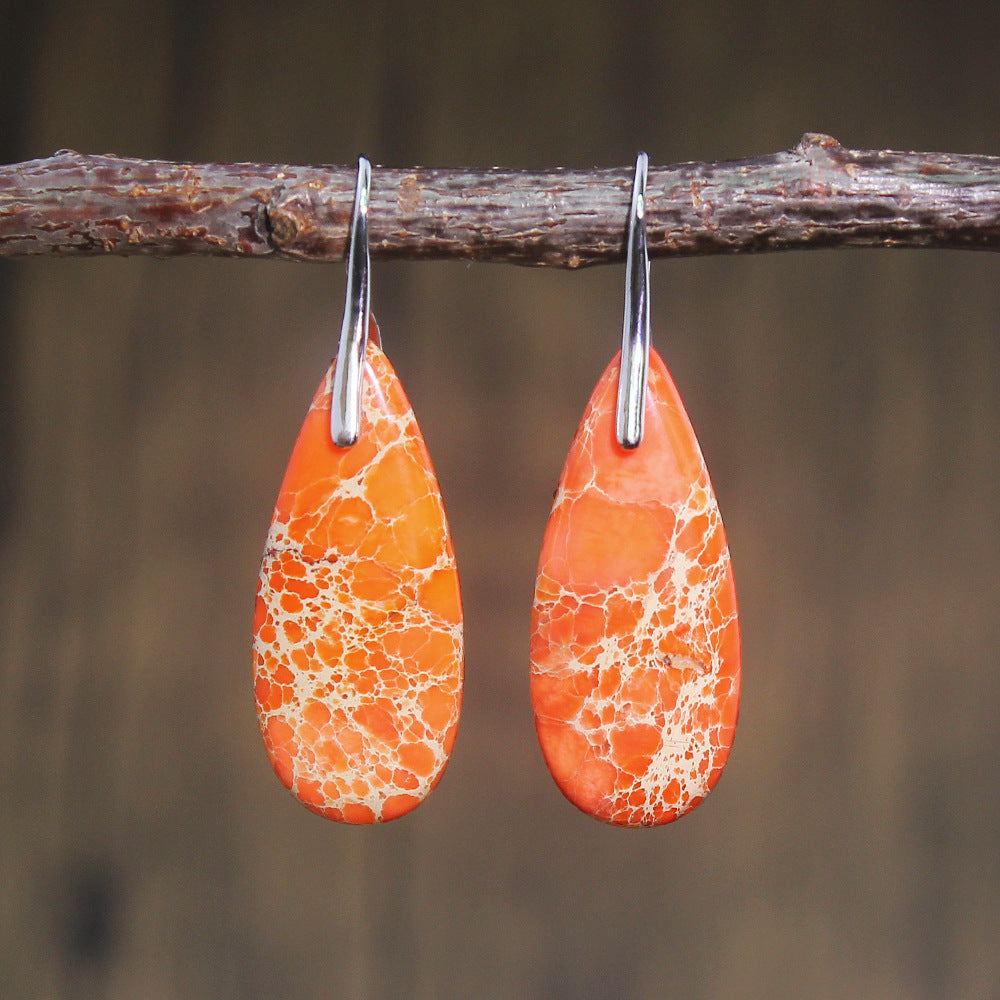 Classic Style Water Droplets Patchwork Agate