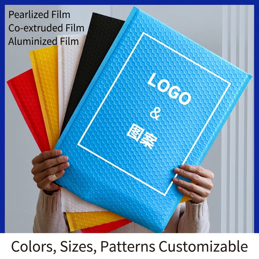 Bubble Mailers Co-extruded Film Padded Envelopes Waterproof Self Adhesive Shipping Bags Cushioning Mailing Packaging - View 2