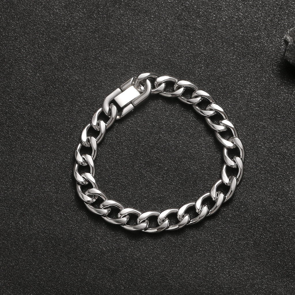 Cuban Link Bracelet Stainless Steel Polished