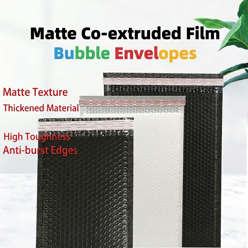 Bubble Mailers Co-extruded Film Padded Envelopes Waterproof Self Adhesive Shipping Bags Cushioning Mailing Packaging - View 3