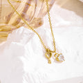 Heart Key Pendant Necklace — 2026 New Trendy Titanium Steel Choker