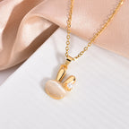 Copper Zircon Crystal Pendant Necklace — 18K Gold Plated, 21 Styles, Fade-Resistant