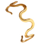 Zircon Crystal Titanium Steel Bracelet — 18K Gold Plated, Light Luxury