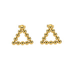 Geometric Stud & Hoop Earrings — Titanium Steel, 18K Gold, 19 Styles to Choose