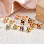 Five-Leaf Flower White Shell Bracelet — 18K Gold Plated Stainless Steel