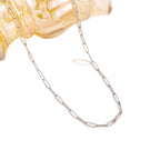 Paperclip Chain Bracelet and Necklace Set — 304 Stainless Steel Hip-Hop Punk