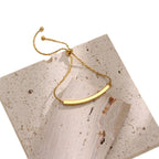 18K Gold Plated White Shell Clover Heart Flower Bracelet — Titanium Steel