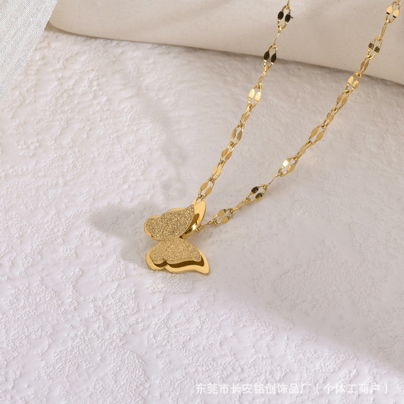 Four-Leaf Clover Bracelet — Titanium Steel Light Luxury